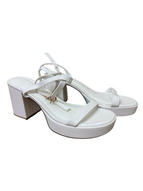 Express Ankle Strap Block Heel Sandals Size 8